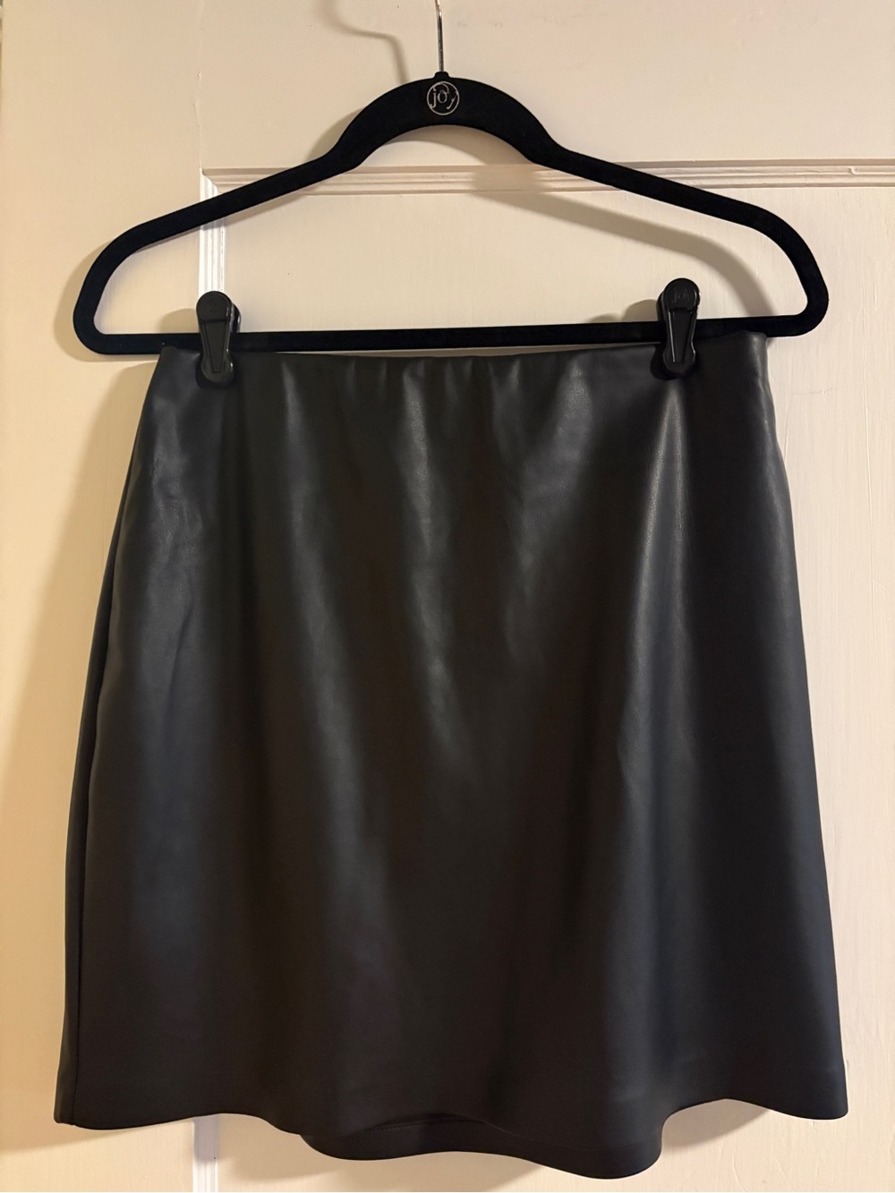 Express Black Faux Leather Mini Skirt